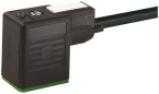 Connecteurs pour électrovannes MSUD, forme BI / 11 mm, noir, 24 V AC/DC 
